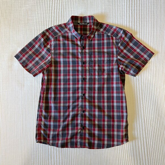 Arc'teryx Brohm Short Sleeve Shirt, Small, Red Plaid - Picture 1 of 8